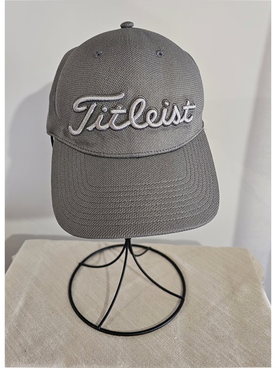 Titleist Other - Titleist Tour Sports Mesh Stretch Fit Golf Hat Charcoal Gray